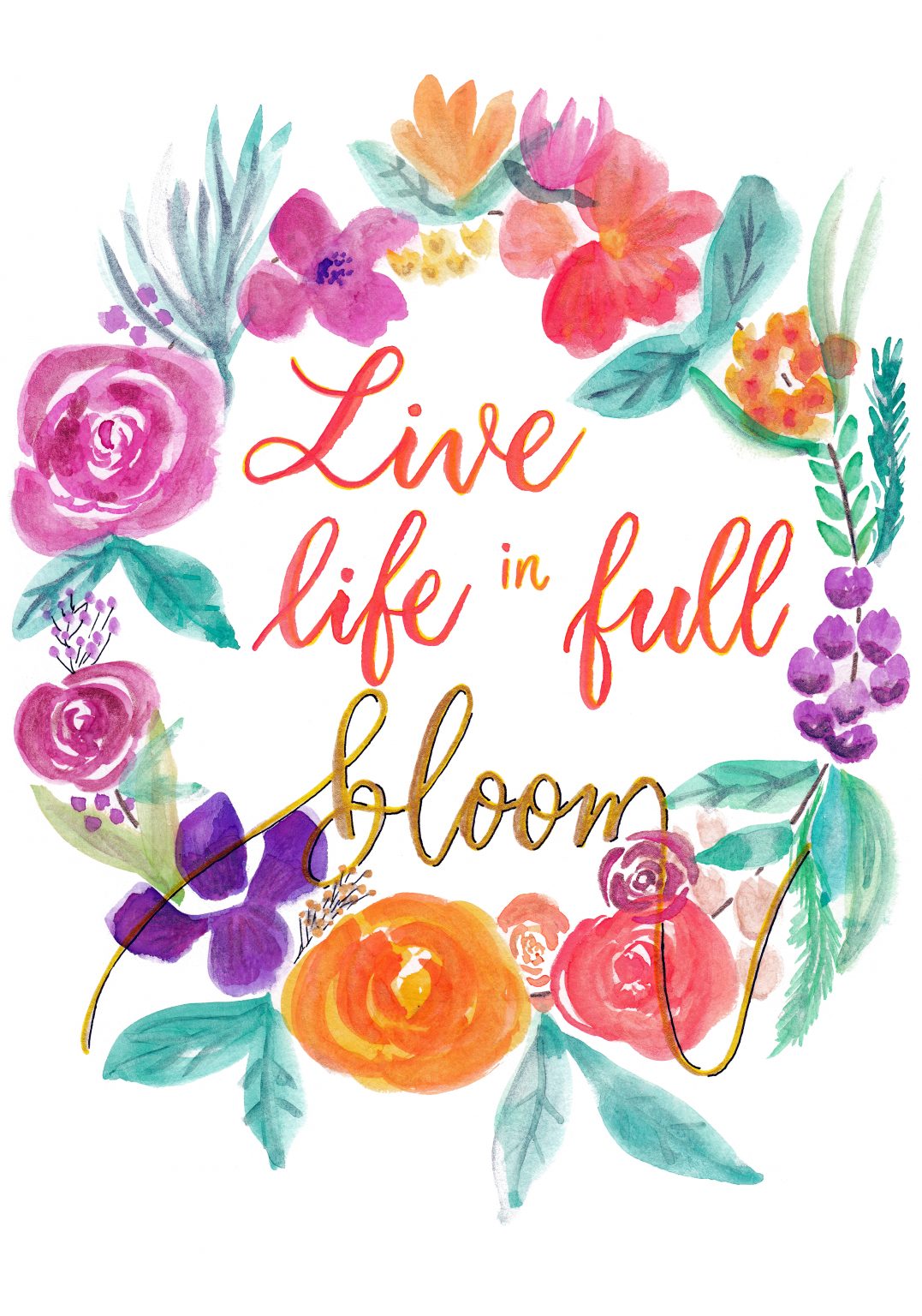 Live Life in Full Bloom – Agape Design